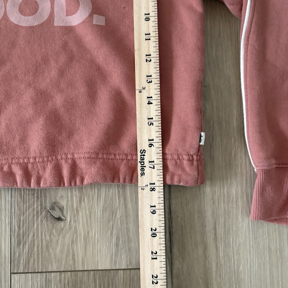Cotopaxi Hoodie Sweatshirt Womens Small Orange Do Good‎ Graphic Fleece Pullover - Picture 6 of 8